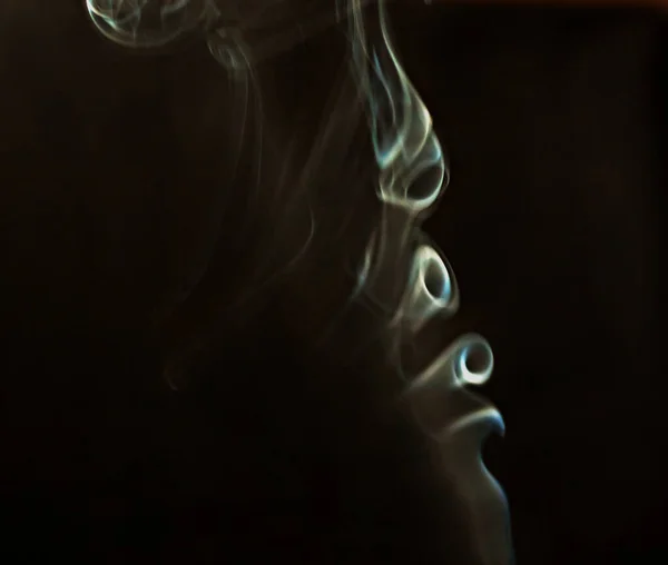 Abstrakte Rauchform Als Hintergrund — Stockfoto