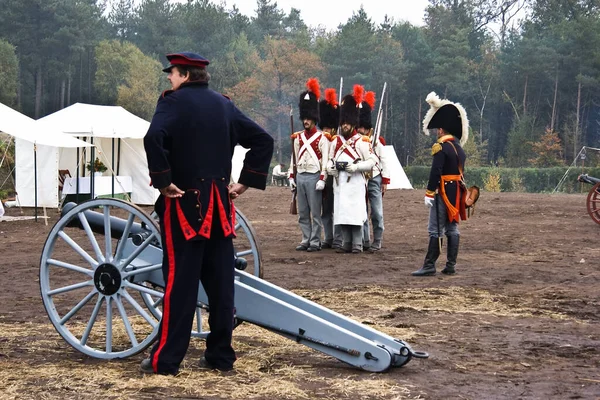 Rievocazione Replay Del Periodo Napoleonico — Foto Stock