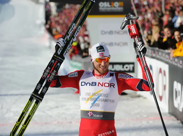 Petter Northug Fis Nordic Ski World Champion 2011 — Stock Photo, Image