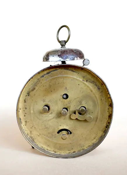Velho Relógio Alarme Close — Fotografia de Stock