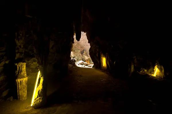 Tham Khao Luang Cave Thailand — Stok fotoğraf