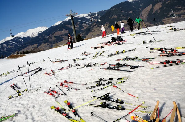 Apres Skidort Vintern — Stockfoto