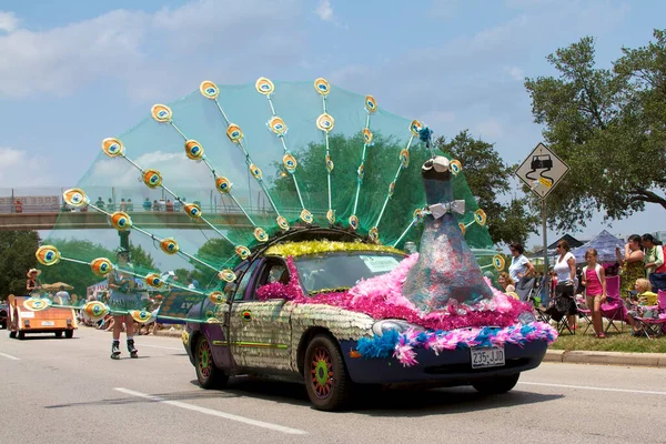 Houston Art Car Parade 2011 Carnaval Carro Personalizado Criativo — Fotografia de Stock