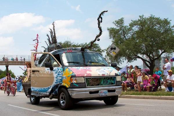 Houston Art Car Parade 2011 Carnaval Creativo Personalizado Del Coche —  Fotos de Stock