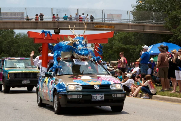 Houston Art Car Parade 2011 Carnaval Creativo Personalizado Del Coche —  Fotos de Stock