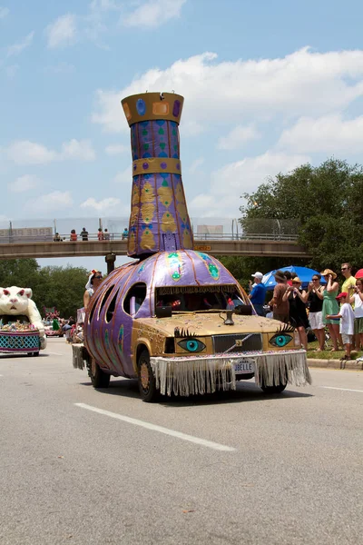 Houston Art Car Parade 2011 Carnaval Creativo Personalizado Del Coche — Foto de Stock