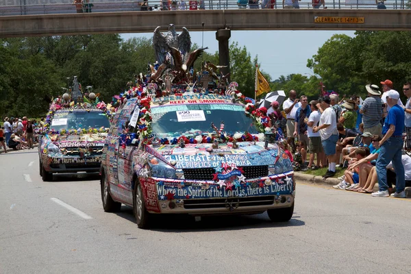 Houston Art Car Parade 2011 Carnaval Carro Personalizado Criativo — Fotografia de Stock