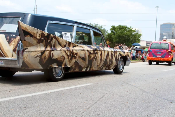 Houston Art Car Parade 2011 Creatieve Aangepaste Auto Carnaval — Stockfoto