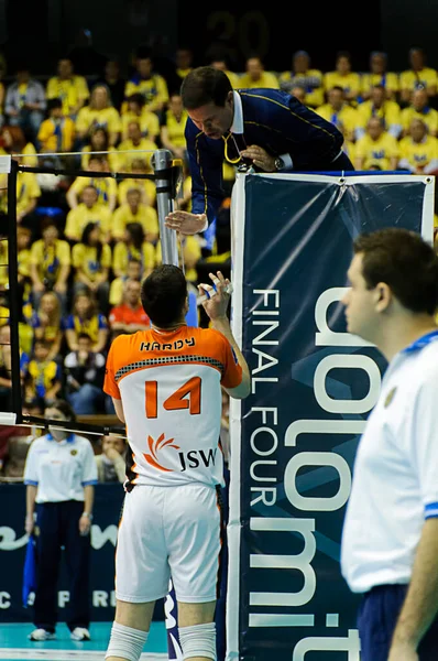 Cev Volley Champions League 2010 2011 Final Four Classification Match — Fotografia de Stock