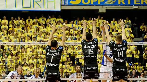 Cev Volley Champions League 2010 2011 Final Four Classification Match — Stockfoto