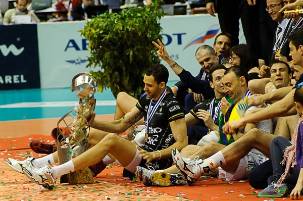 Liga Campeones Voleibol Cev 2010 2011 Final Four Classification Match — Foto de Stock