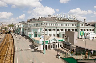 Moskova tren istasyonu, üst manzara. 