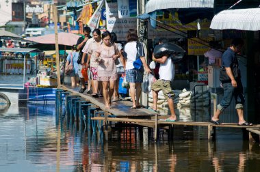 Bangkok 'ta muson seli. Ekim 2011