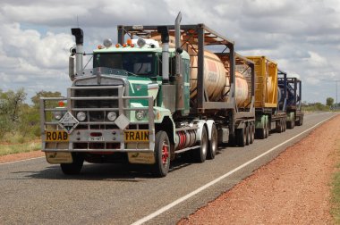 truck on road, transportation concept          