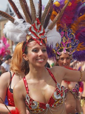 Katılımcılar Kopenhag karnavalında 2012     