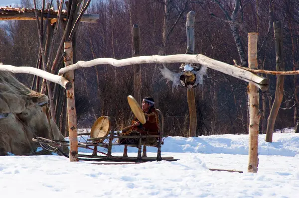 Aborigeni Della Russia Settentrionale — Foto Stock