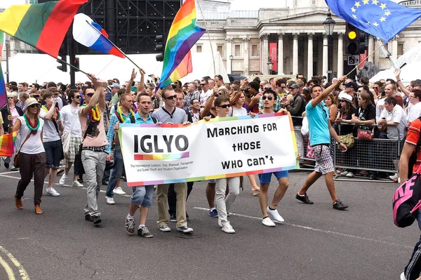 2011 Eşcinsel Gururu Trafalgar Meydanı Londra Temmuz 2011 — Stok fotoğraf