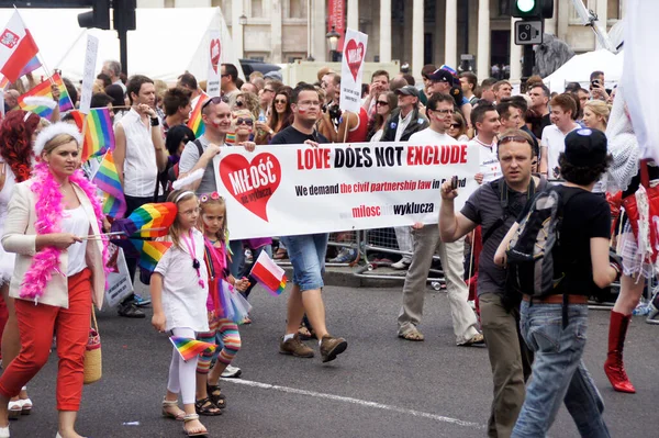 Gay Trots 2011 Trafalgar Plein Londen Juli 2011 — Stockfoto