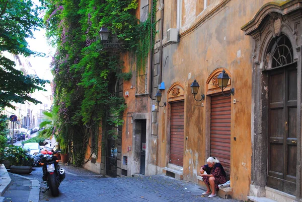 Rua Roma Itália — Fotografia de Stock