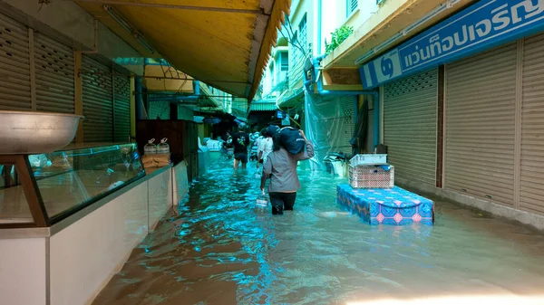 Monsoon Season Ayuttaya Thailand 2011 — Stock Photo, Image