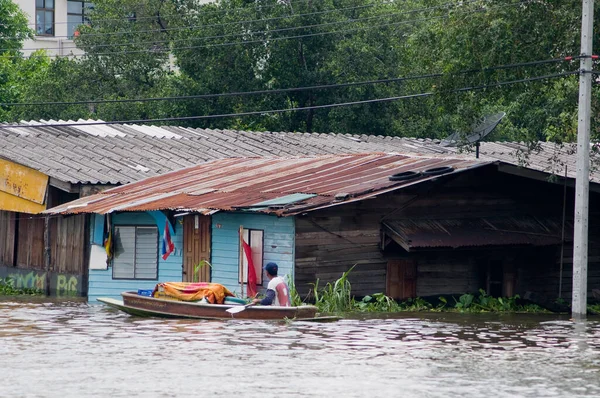 Powodzie Monsunowe Bangkoku Październik 2011 — Zdjęcie stockowe