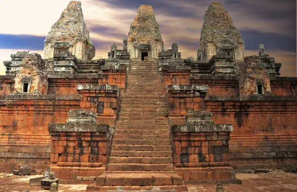 Temple Ancient Temple City Angkor Wat North State Cambodia — Stock Photo, Image
