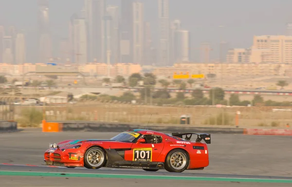 Гоночный Автомобиль Часовой Гонке Дубае Автодром Января 2012 — стоковое фото