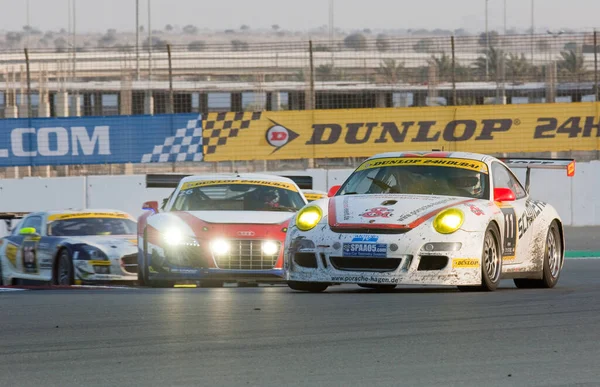 Гоночні Автомобілі Години Гонки Дубаї Autodrome Січня 2012 Року — стокове фото