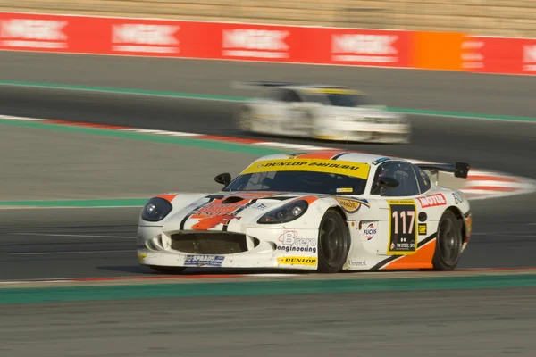 Závodní Rychlost Auto Hodin Závod Autodromu Dubaji Ledna 2012 — Stock fotografie