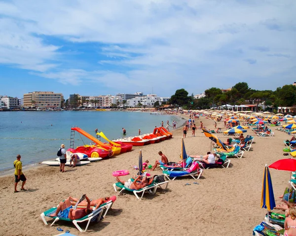 Cana Plaża Ibiza Hiszpanii — Zdjęcie stockowe