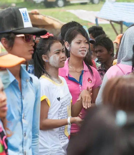 Святкування Сонгкрана Камбоджі 2012 — стокове фото
