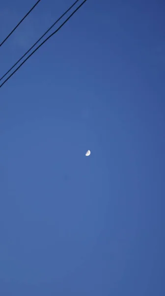 Day Sky Moon Astronomy Science — Stock Photo, Image