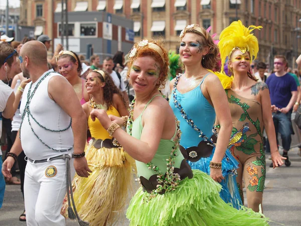 Deelnemers Aan Kopenhagen Carnaval 2012 — Stockfoto