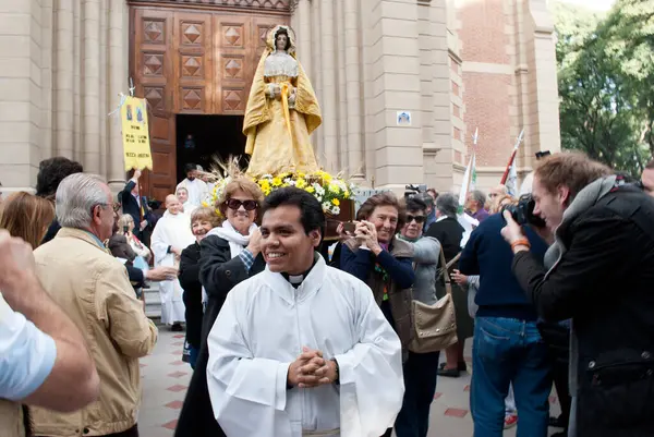 Argentinien Buenos Aires Mai 2012 Prozession Zum Gedenken San Isidro — Stockfoto