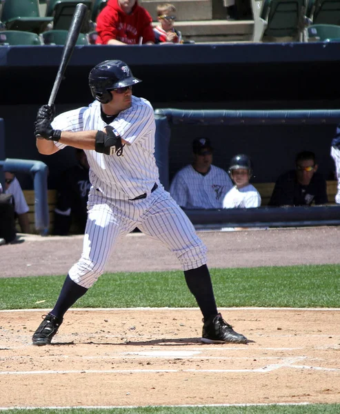 Scranton Wilkes Barre Yankees Battitore Jesus Montero Concetto Gioco Baseball — Foto Stock