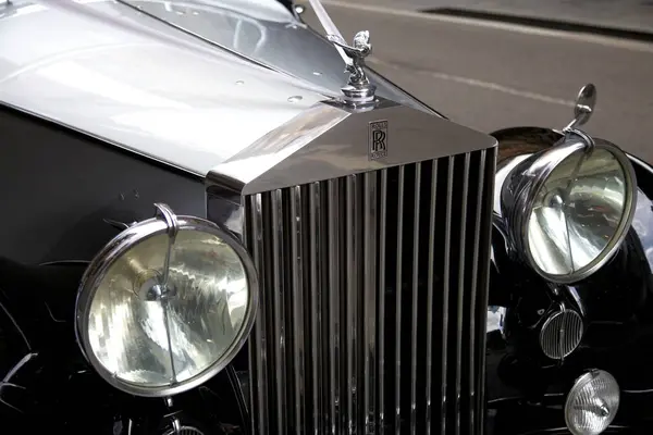 Rolls Royce Retro Araba Konsepti — Stok fotoğraf
