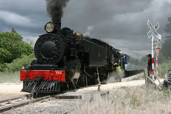 Steam Engine Wab 794 — Stockfoto