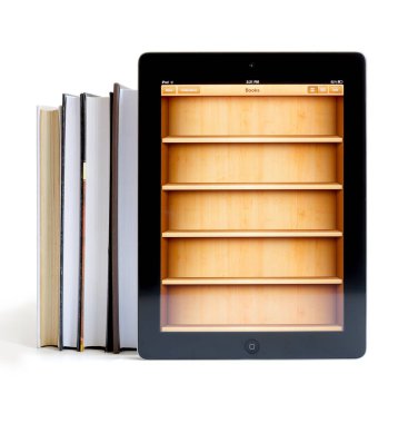 Kitap uygulamalı dijital tablet 