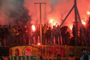  destekçileri ve takım kutluyor hayranları 