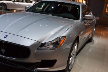 DETROIT - 27 HAZİRAN: Kuzey Amerika Uluslararası Otomobil Fuarı 'ndaki Acura NSX Konsepti 27 Ocak 2013 Detroit, Michigan.