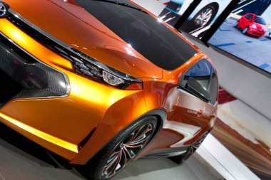 DETROIT - 27 HAZİRAN: Kuzey Amerika Uluslararası Otomobil Fuarı 'ndaki Acura NSX Konsepti 27 Ocak 2013 Detroit, Michigan.
