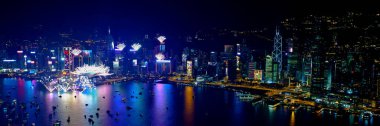 Hong kong 2013 geri sayım havai fişek