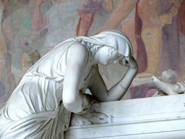 Camposanto Monumentale 'deki anıt, Pisa, İtalya