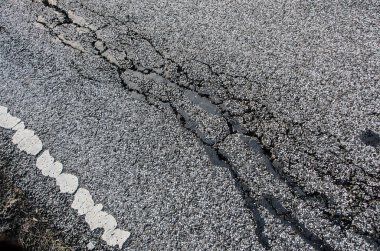 Buz hasarı yakın çekim görüntüsü