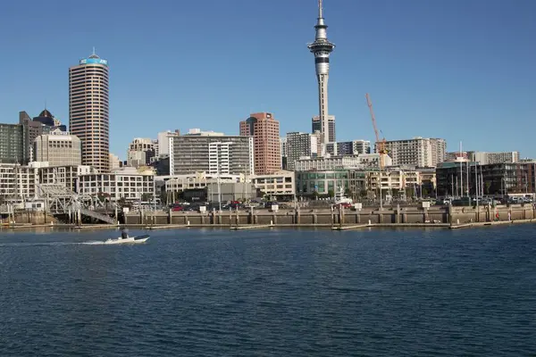 Nueva Zelanda Vista Ciudad — Foto de Stock