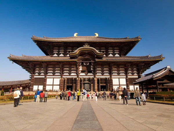 Hall Principal Temple Todaiji Nara Japon — Photo