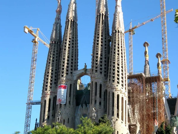 Sagrada Familia Kyrkan Barcelona Spanien — Stockfoto