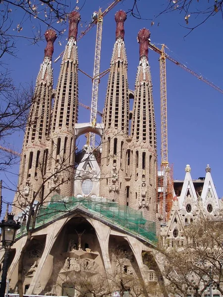 Chiesa Sagrada Familia Barcellona Spagna — Foto Stock