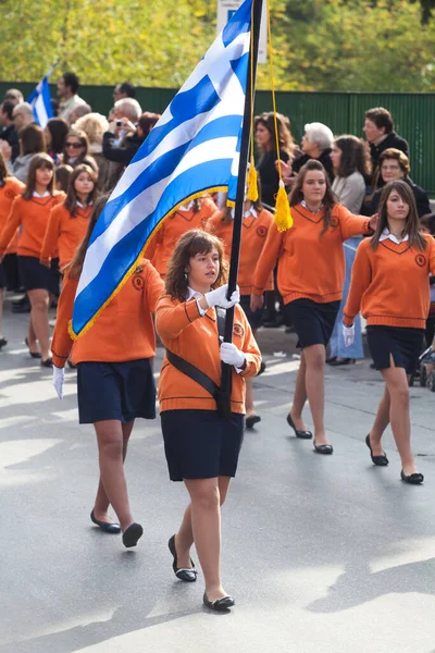 Parade Zum Jahrestag Des Jahres 1940 Griechenland — Stockfoto
