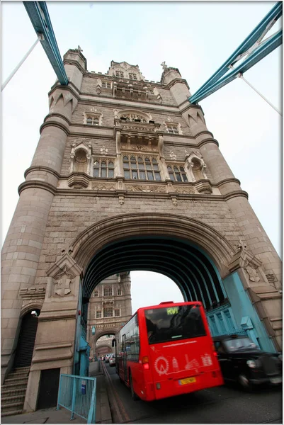 London Tower Bridge Reseplats Bakgrund — Stockfoto